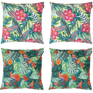 Icon Tropical Palm Prints Outdoor Cushion - Fifth Collection (Set of 4)