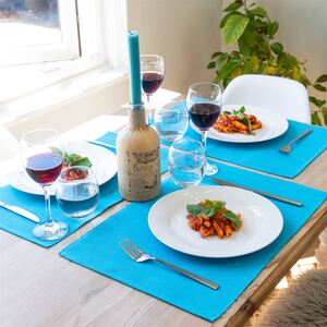 48x33cm Ribbed Cotton Placemats Pack of 6