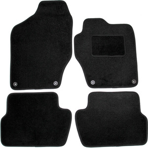 Peugeot 308 Mk1 2007-2013 Tailored Carpet Car Mats in Black Set