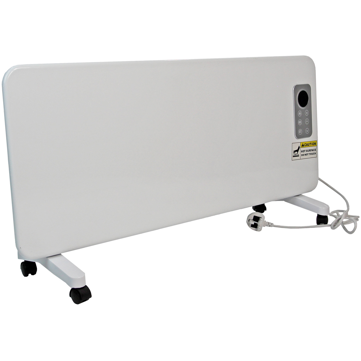 Electric Panel Heater 2000W Slim Radiator Timer
