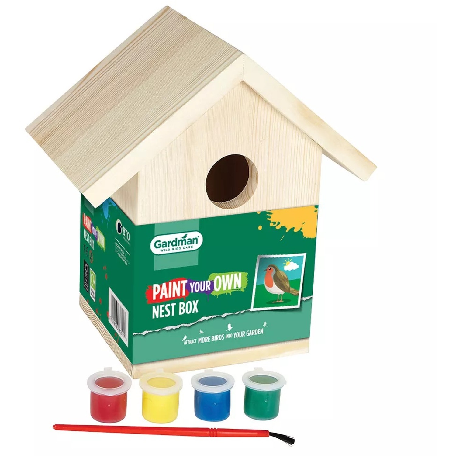 Image of Gardman Paint Your Own Wild Bird&hellip;