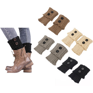 Winter Warm Crochet Knitted Lace Boot Topper