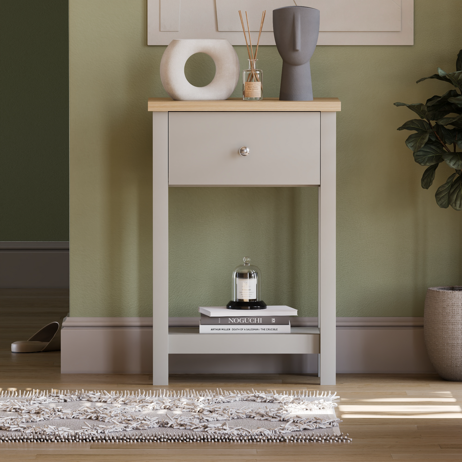 Arlington 1 Drawer Console Table - Grey