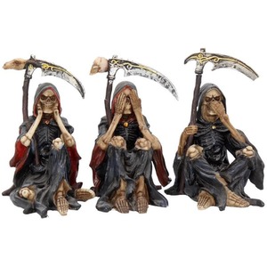 Something Wicked Three Wise Reaper Figurines