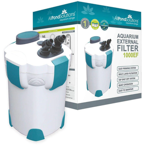 AllPondSolutions 1000 litres per hour Aquarium External Filter 1000EF
