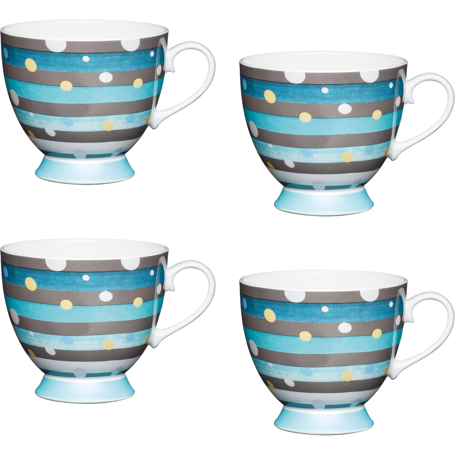 Image of Set of 4 KitchenCraft China Spot&hellip;