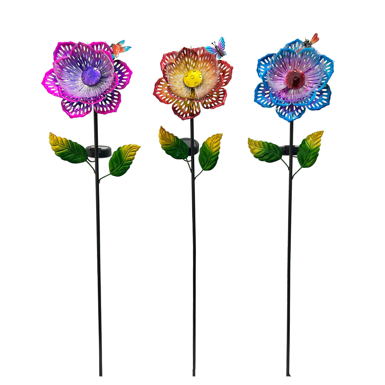 Image of Solar Floral Fibre Optic Stake Light&hellip;