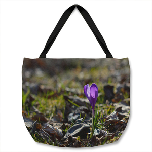 autumn flower bloom in nature Designer Tote bag