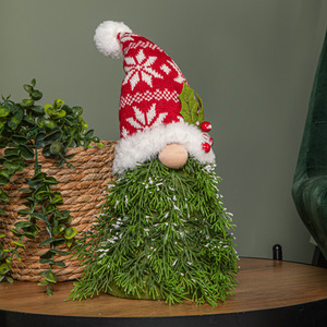 Christmas Tree Sitting Gonk with Snowflake Hat