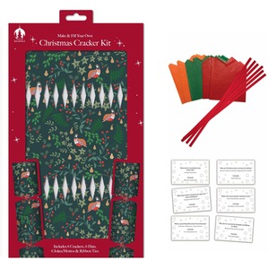 Make Your Own Christmas Crackers Kit Traditional Partridge 30cm