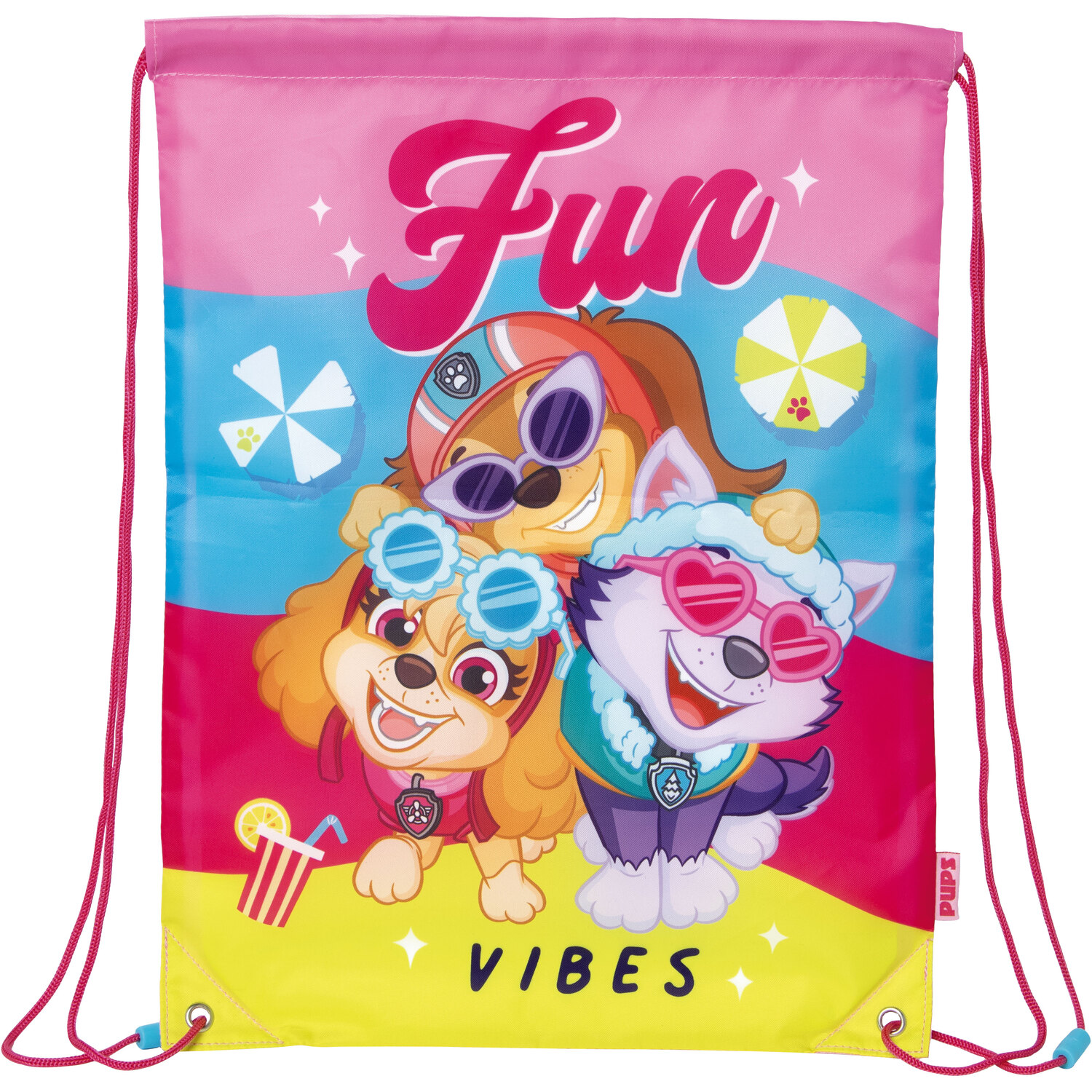 Paw Patrol Drawstring Bag - Pink