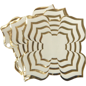 Lotus Party Napkins Gold