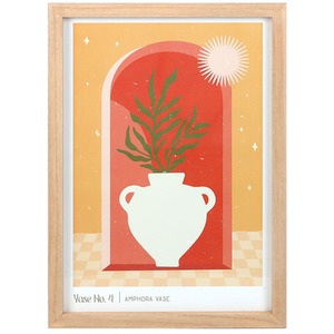 Vase No.4 Framed Wall Art Print