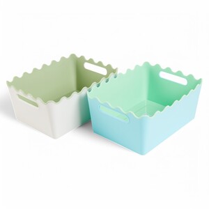 Green Wave Storage Basket