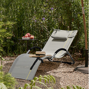 SoBuy Outdoor Garden Beach Sun Lounger Relaxing Chair Recliner Sunlounger