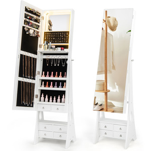 Lighted Jewelry Organizer Armoire Jewelry Cabinet
