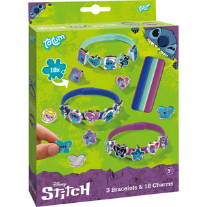 Stitch 3 Bracelets with 18 Charms