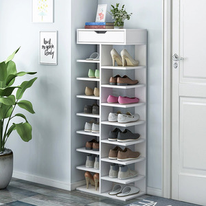 Lifeideas 9-Tier Shoe Rack with Top Drawer