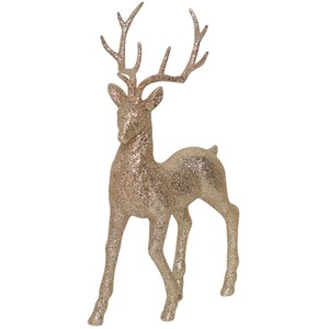 Shiny Glitter Standing Reindeer