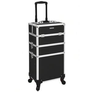 SONGMICS 3-in-1 Professional Makeup Trolley Case