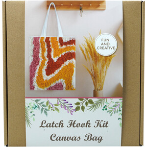 Canvas Bag Latch Hook Kit
