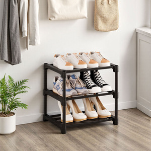 3 Tier Stackable Metal Shoe Rack