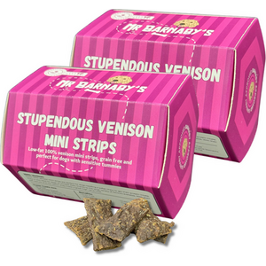 Mr Barnaby's Stupendous Venison Mini Strips Dog Treats