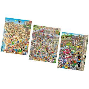 Summer Fun Bundle -  3 x 1000 Jigsaw Puzzle Set