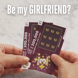 Will You Be My Girlfriend 2 packs Proposal Scratch Card
