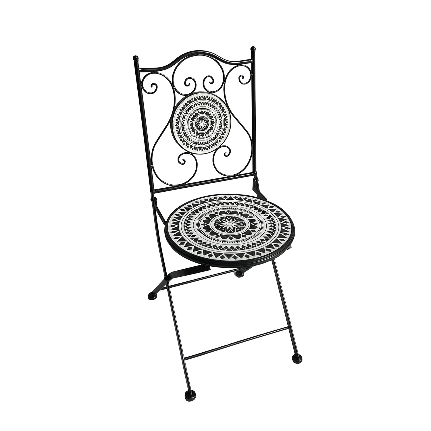 Mabel 4 Seater Dining Set - Monochrome