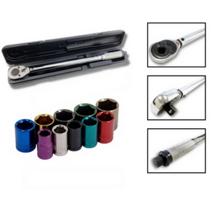 Drive Torque Wrench Ratchet With Calibrated Tool Kit