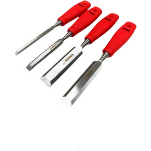 Chisel Set 4pc Plastic Handle