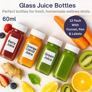 Ginger Glass Shot Bottles