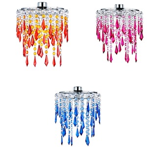 Acrylic Chandelier Ceiling Light Shade Easy Fit E27 and B22 Compatible