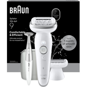 Braun Silkpil 9, Wet  Dry Epilator, 9-241, Silver
