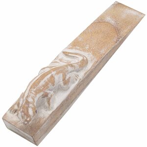 Hand Carved Gecko Doorstop Sustainable Wooden Door Holder Bali Artisan