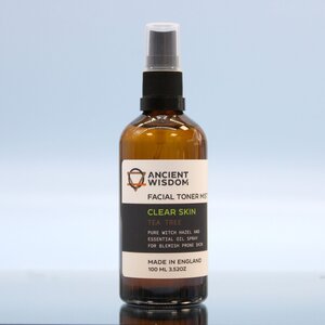 Witch Hazel Tea Tree Facial Toner Mist Hydrate Soothe Skin