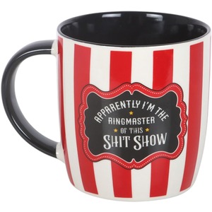 Red Striped Ringmaster Mug