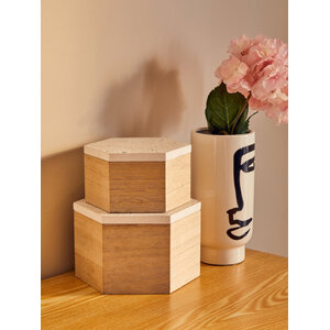 Mimo Large Terrazzo Lid Trinket Box