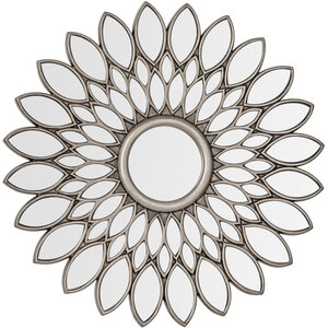 Tia Medium Gold Finish Square Wall Mirror