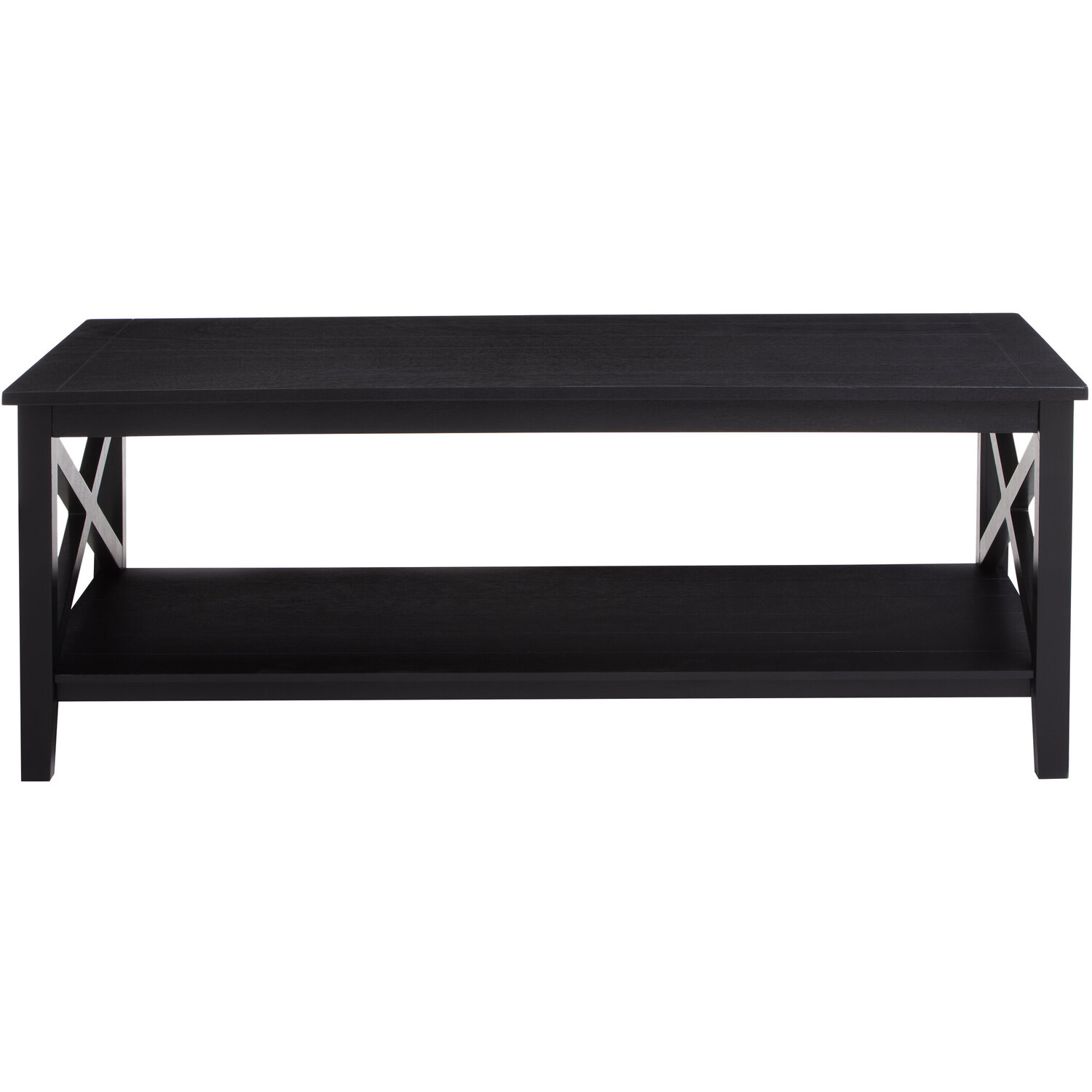 Heritage Black Wood Coffee Table - Black