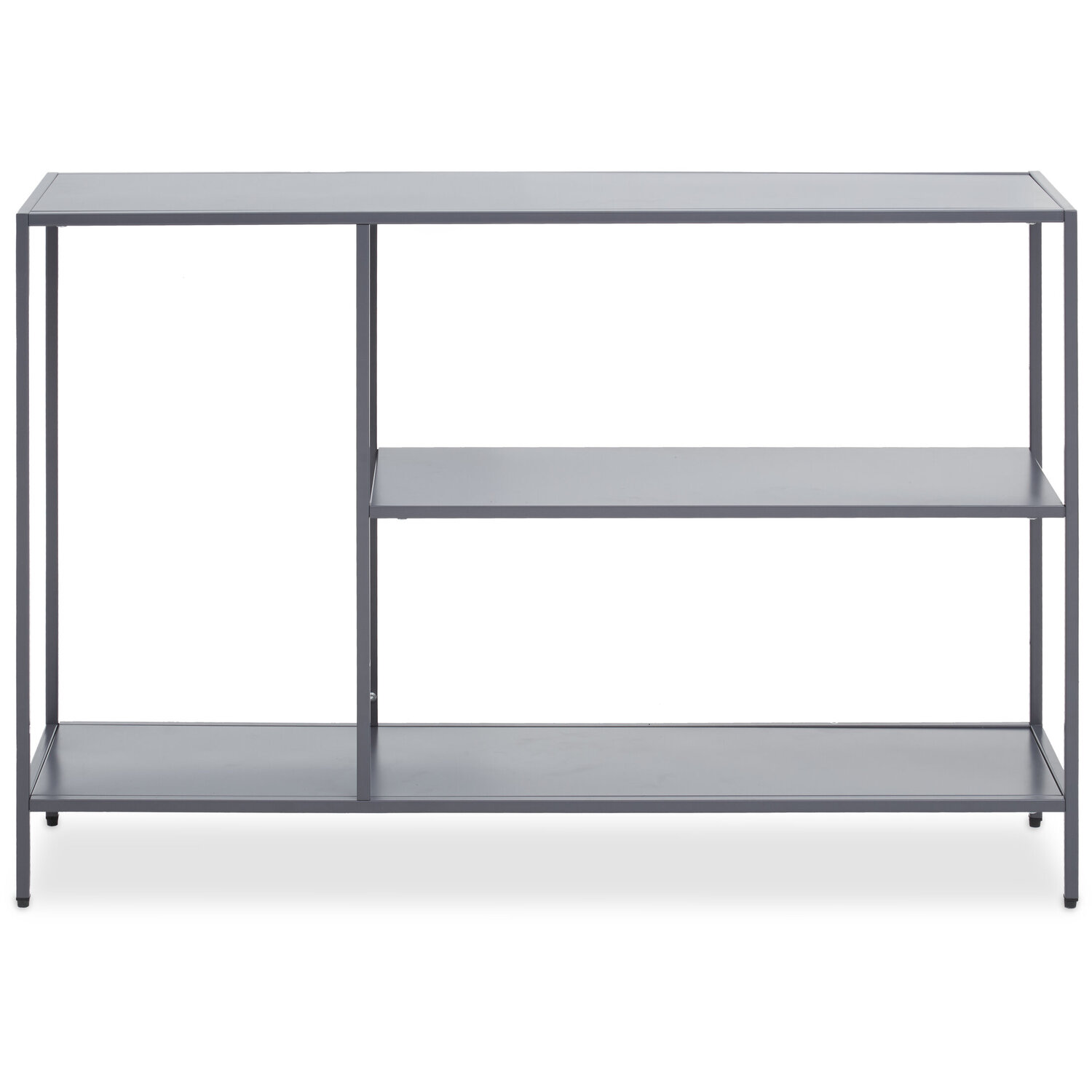 Acero Grey Metal Console Table - Grey