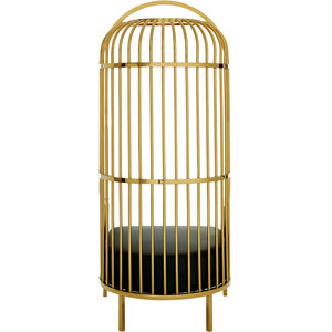 Eliza Gold Finish Dome Cage Chair