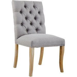 Kensington Townhouse Grey Linen Dining Chair