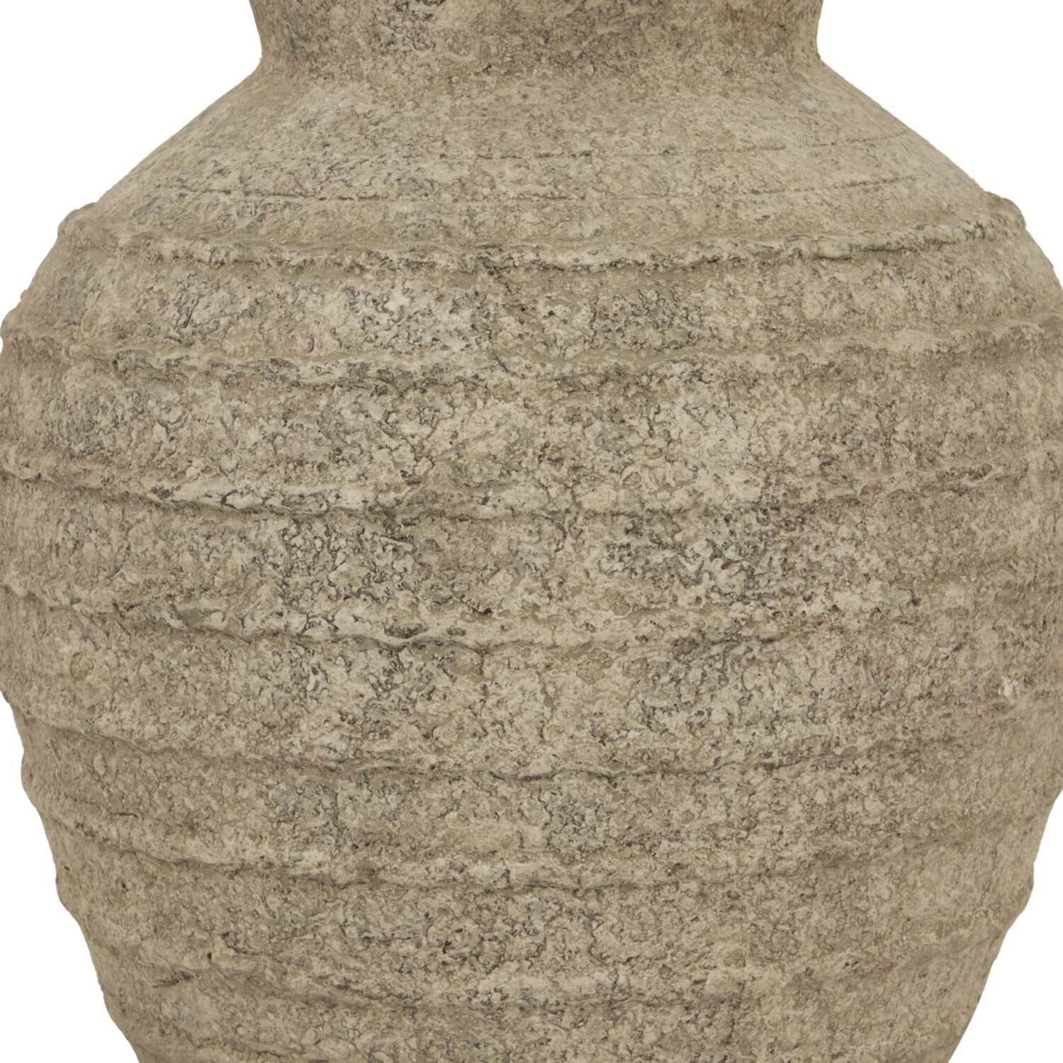 Starfern Large Tuscan Stoneware Vase - Grey