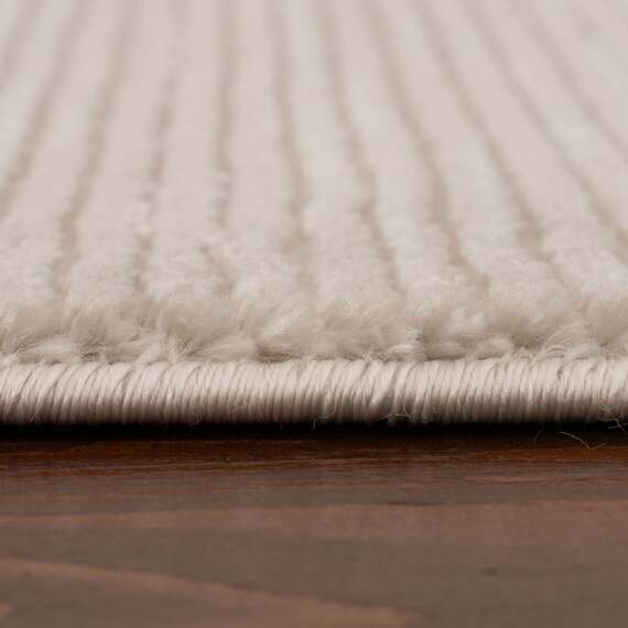 The Rugs Carmel Striped Design Textured Runner