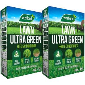 Ultra Green Lawn Feed & Conditioner Twin Pack