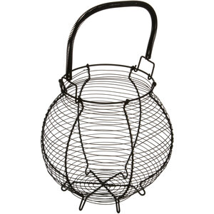 Hygge Matte Black Egg Basket