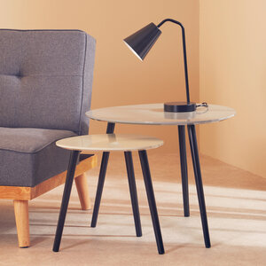 Nostra Set Of 2 Triangular Nesting Tables