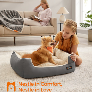Feandrea Large Washable Cuddly Dog Sofa Bed